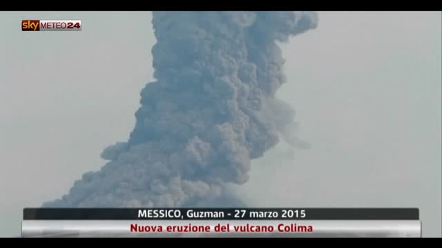 Messico, nuova eruzione del vulcano Colima