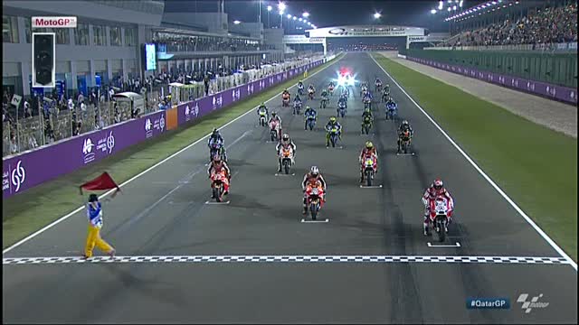 GP Qatar, la partenza della MotoGP
