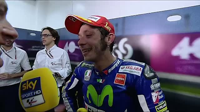 GP Qatar, Rossi c'è: "All'inizio dormivo, poi li ho presi"