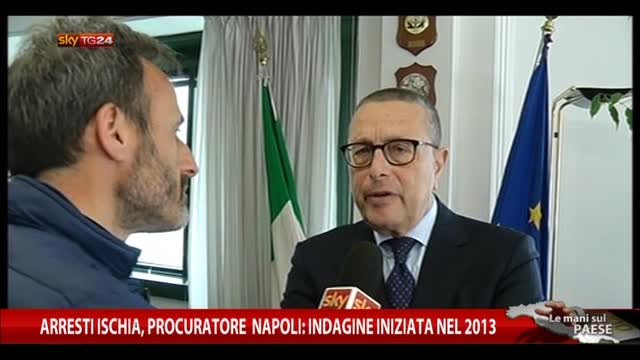 Arresti Ischia, procuratore Napoli: indagine iniziata 2013