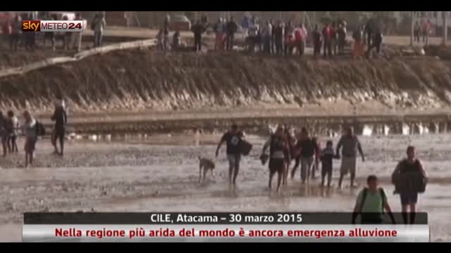 Cile, nella regione più arida è emergenza alluvione