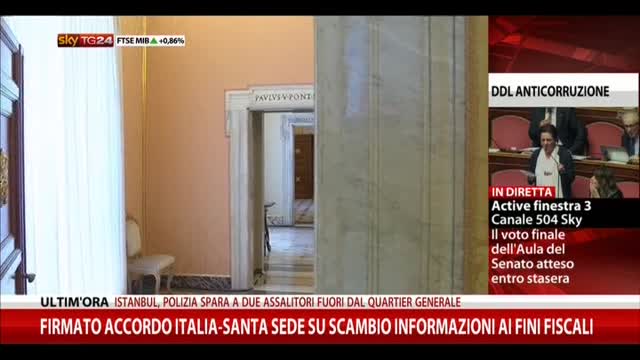 Accordo Italia-Vaticano scambio informazioni a fini fiscali