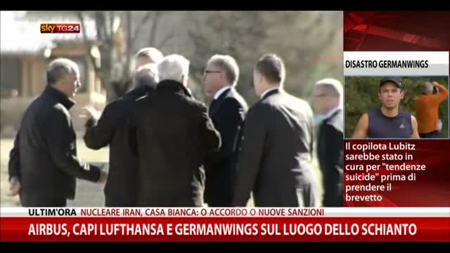 Airbus, capi Lufthansa e Germanwings su luogo dello schianto
