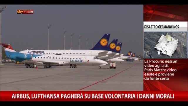 Airbus, Lufthansa pagherà su base volontaria i danni morali