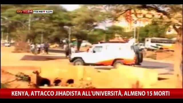 Kenya, attacco jihadista all'università, almeno 15 morti