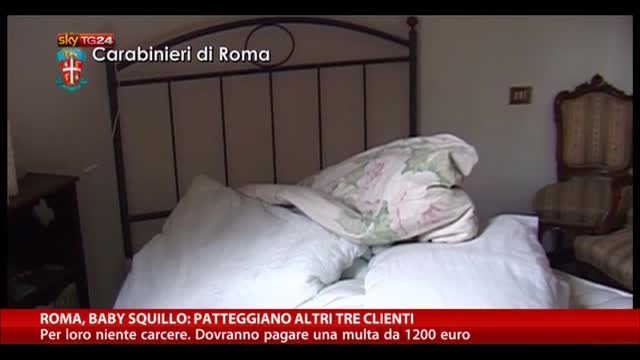 Baby squillo a Roma, patteggiano altri tre clienti