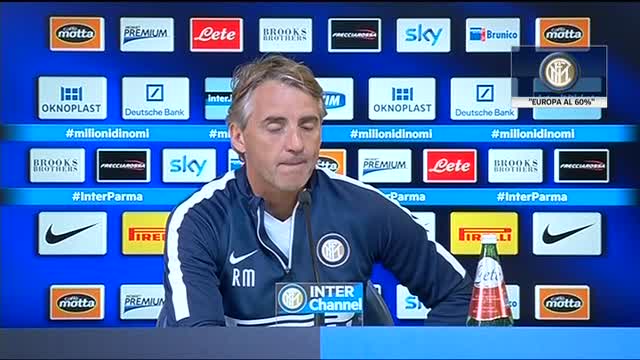 Inter, Mancini: "Europa? 60% di possibilità"