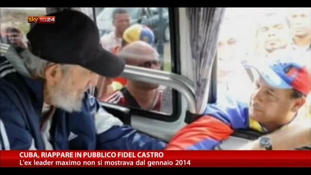 Cuba, riappare in pubblico Fidel Castro