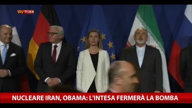 Nucleare Iran, Obama: l'intesa fermerà la bomba