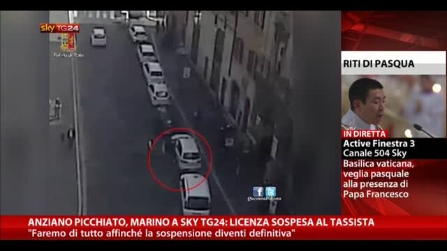Anziano picchiato, Marino: licenza sospesa al tassista