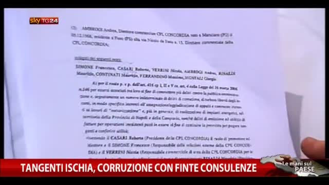 Tangenti Ischia, corruzione con finte consulenze