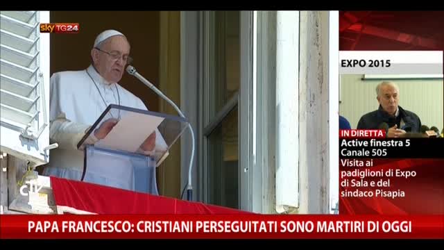 Papa Francesco: cristiani perseguitati sono martiri di oggi