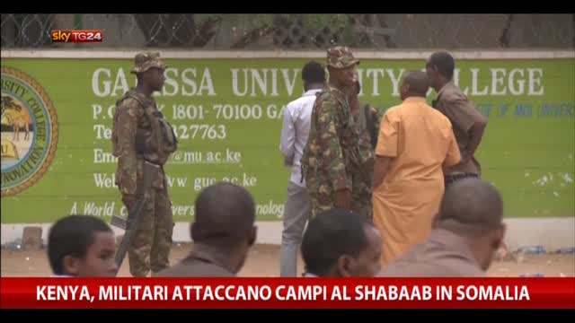 Kenya, militari attaccano campi Al Shabaab in Somalia