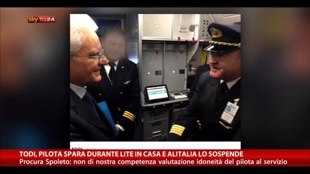 Todi, pilota spara durante lite in casa: Alitalia sospende