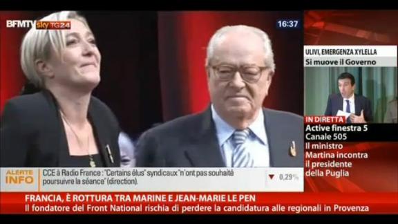 Francia, è rottura tra Marine e Jean-Marie Le Pen
