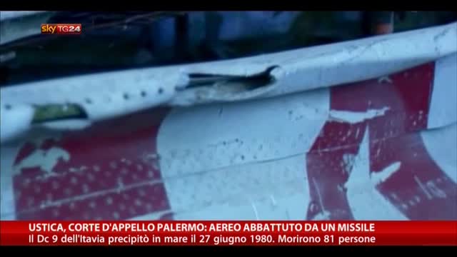 Ustica, Corte d'Appello: aereo abbattuto da un missile