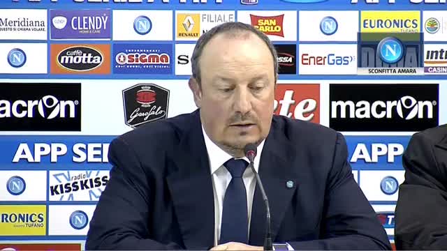 Napoli, Benitez: "Sconfitta amara"