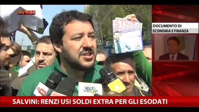 Salvini: Renzi usi soldi extra per gli esodati