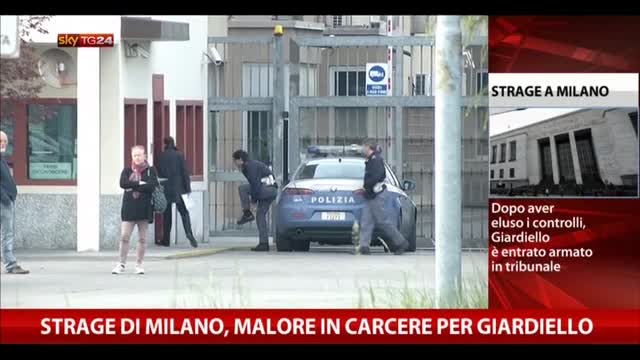 Strage Milano, convalidato arresto Giardiello