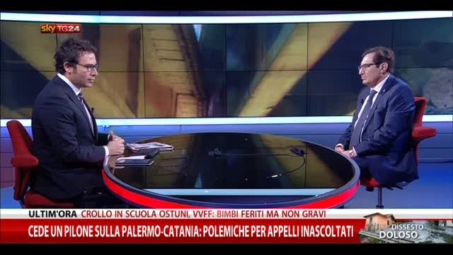 Cede Pilone su Palermo-Catania, Crocetta: "Non è colpa mia"