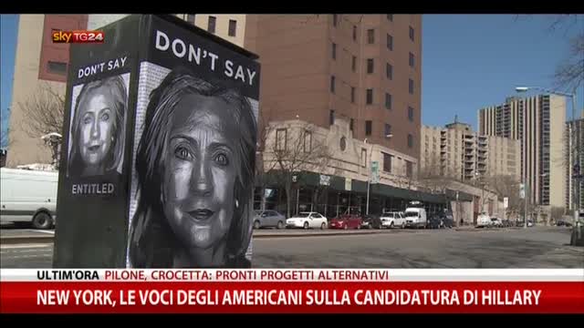 Candidatura Hillary Clinton, le voci dei newyorkesi