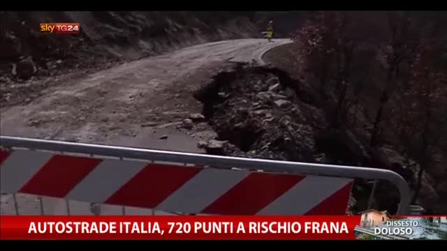 Autostrade Italia, 720 punti a rischio frana