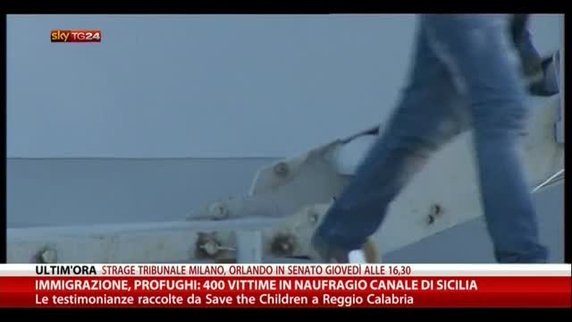 Profughi: 400 vittime in naufragio Canale di Sicilia