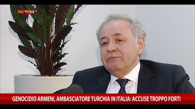 Genocidio armeni, ambasciatore Turchia: accuse troppo forti