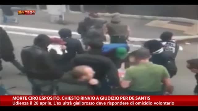 Morte Ciro Esposito, chiesto rinvio a giudizio per De Santis
