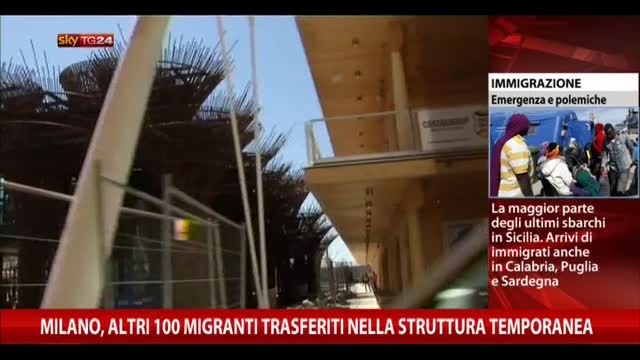 Milano, 100 migranti trasferiti in struttura temporanea