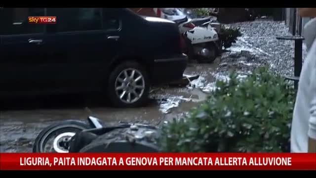 Liguria, Paita indagata per mancarta allerta alluvione