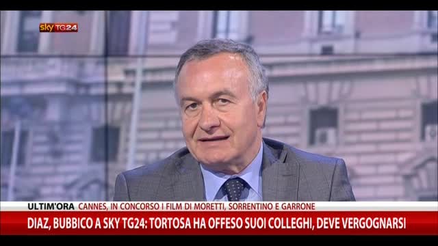 Diaz, Bubbico a Sky TG24: Tortosa ha offeso i suoi colleghi