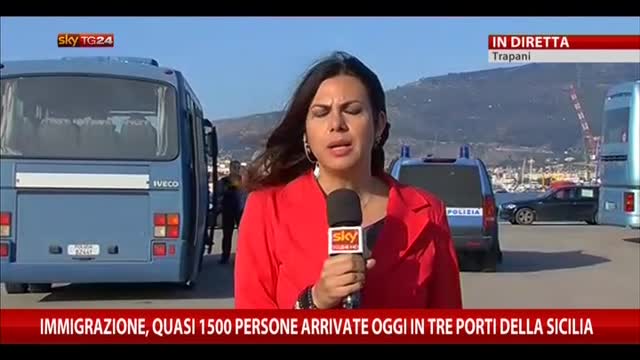 Immigrazione, 1500 persone arrivate in 3 porti della Sicilia