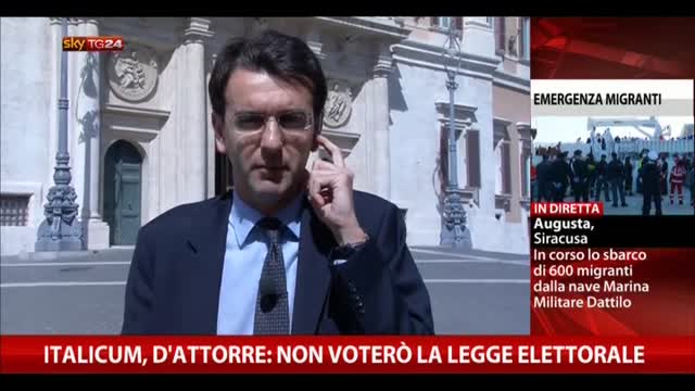 Italicum, D'Attorre: non voterò la legge elettorale