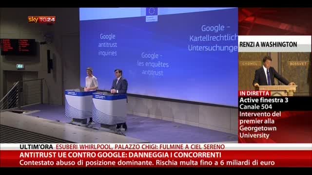 Antitrust UE contro Google: abuso di posizione dominante