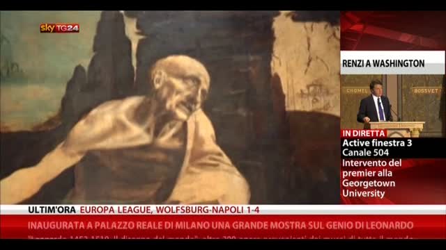 Inaugurata a Palazzo Reale di Milano mostra su Leonardo