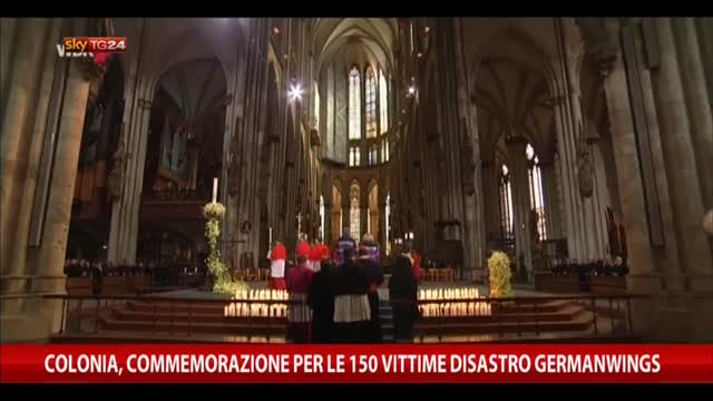 Colonia, commemorazione per 150 vittime disastro Germanwings