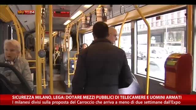 Sicurezza Milano, Lega: dotare mezzi pubblici di telecamere