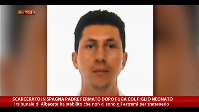 Scarcerato in Spagna padre fuggito col figlio neonato