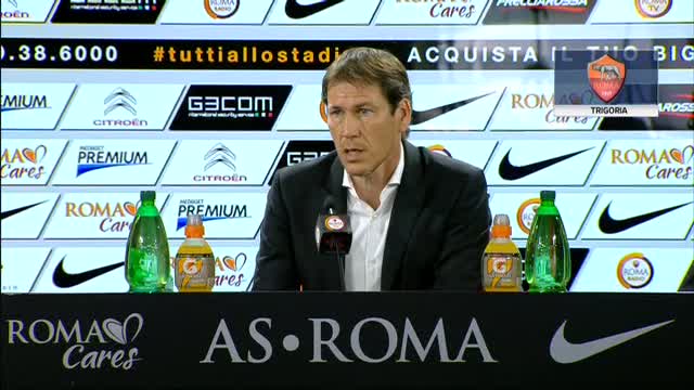 Roma, Garcia: "Domani siamo costretti a vincere"