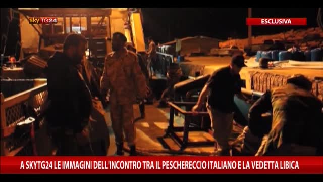 Peschereccio italiano in Libia: il fermo e la fuga. VIDEO