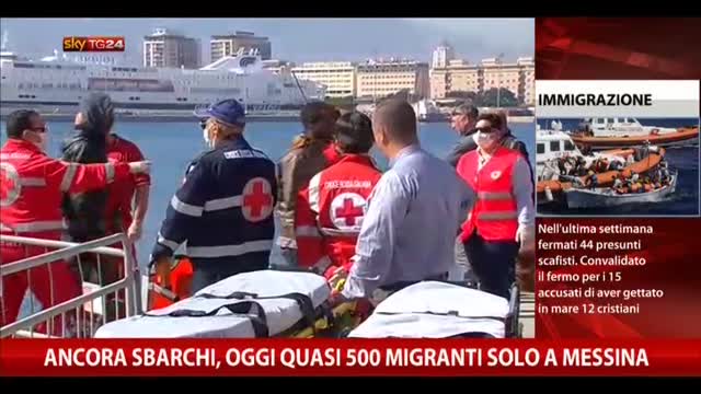 Ancora sbarchi, oggi quasi 500 migranti solo a Messina
