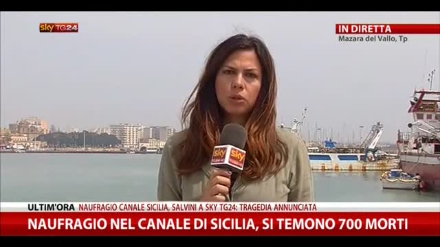 Naufragio canale di Sicilia, si temono 700 morti