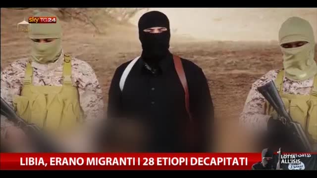 Libia, erano migranti i 28 etiopi decapitati