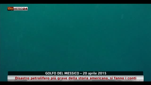 Golfo del Messico, disastro petrolifero americano più grave