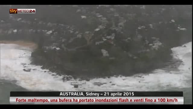 Maltempo Australia: inondazioni flash e venti fino a 100km/h