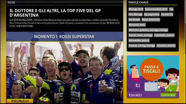 MotoGP, top five GP Argentina: il duello Vale-Marc è epico