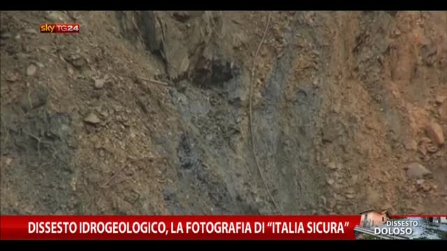 Dissesto idrogeologico, la fotografia di "Italia sicura"