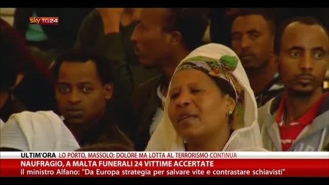 Naufragio, a Malta funerali 24 vittime accertate