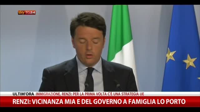 Renzi: vicinanza mia e del Governo a famiglia Lo Porto